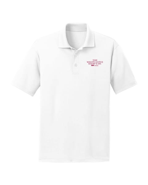 The White Lotus Resort & Spa Embroidered Polo
