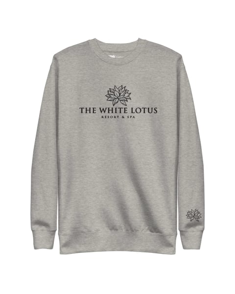 The White Lotus Resort & Spa Embroidered Adult Sweatshirt