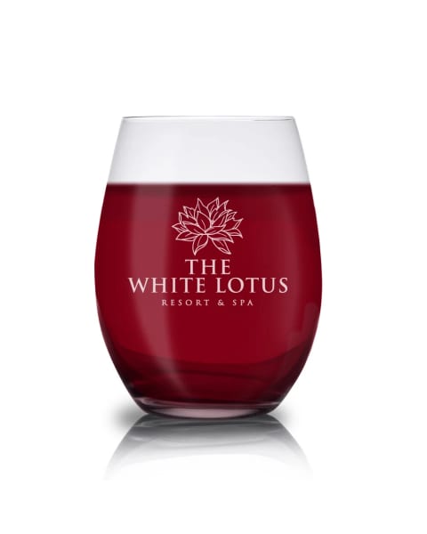 The White Lotus Resort & Spa Wine Glass