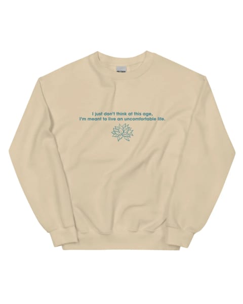 The White Lotus Crewneck Sweatshirt Uncomfortable Life
