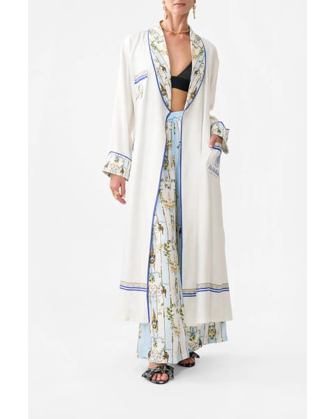 Long Robe With Tie — Venus On A Vespa