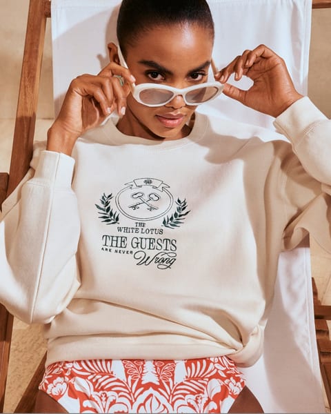 The White Lotus x AQUA The Guests Sweatshirt - Exclusive