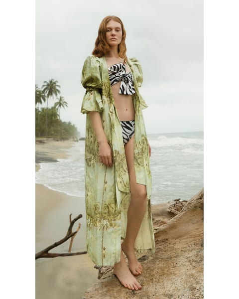 Juan de Dios Agua Alta Dress in Amazonas Print