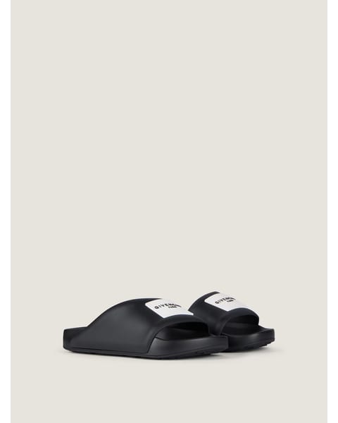 Givenchy Label Slide mules in rubber (black)