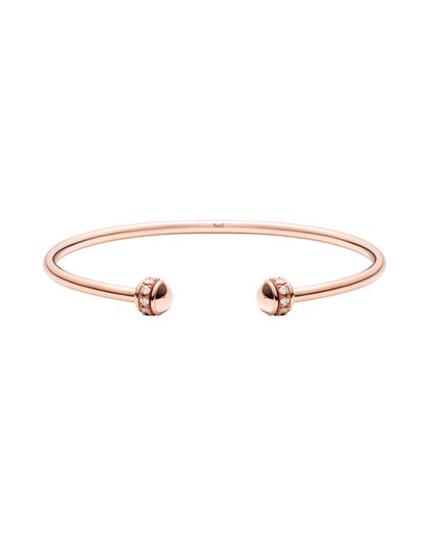 Piaget Possession open bangle bracelet, rose gold and diamonds (G36PQ100)