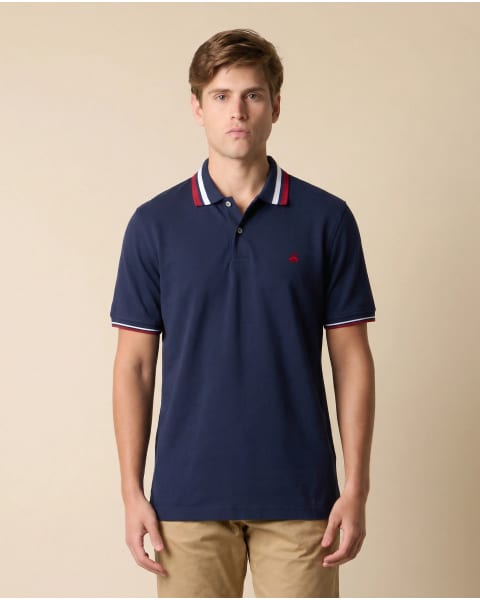 Brooks Brothers Cotton Piqué Polo – Navy